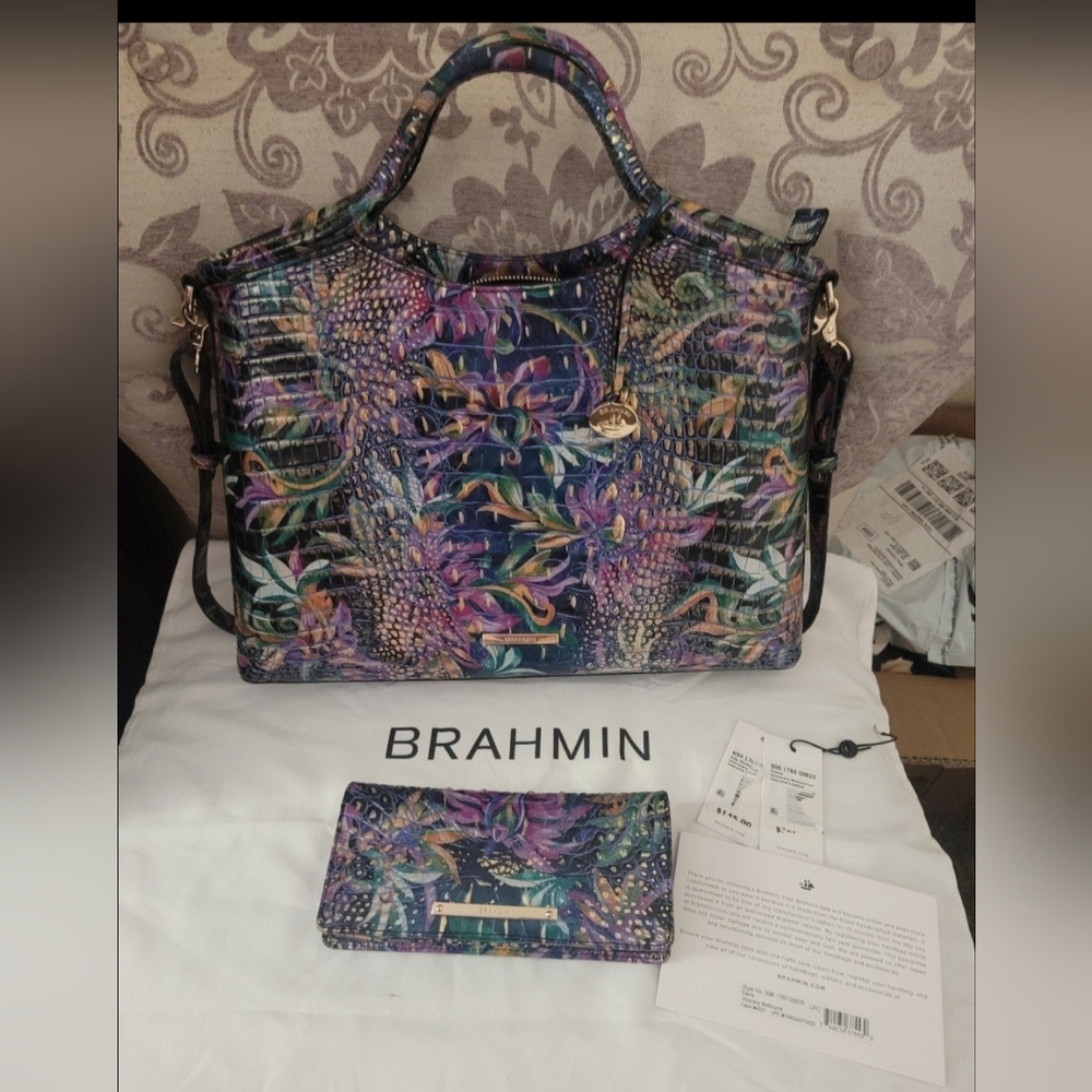 Brahmin Elaine Matching handbag & wallet